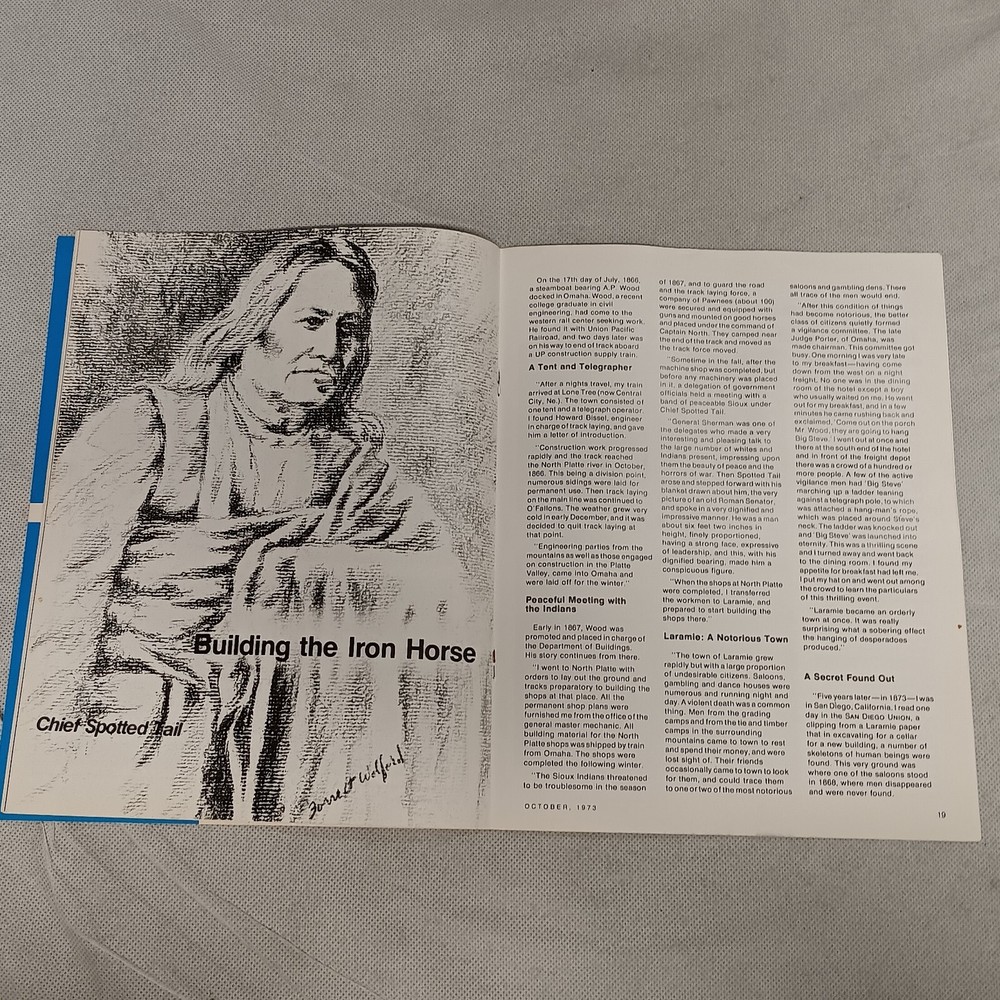 Union Pacific Railroad Info Magazine October 1973