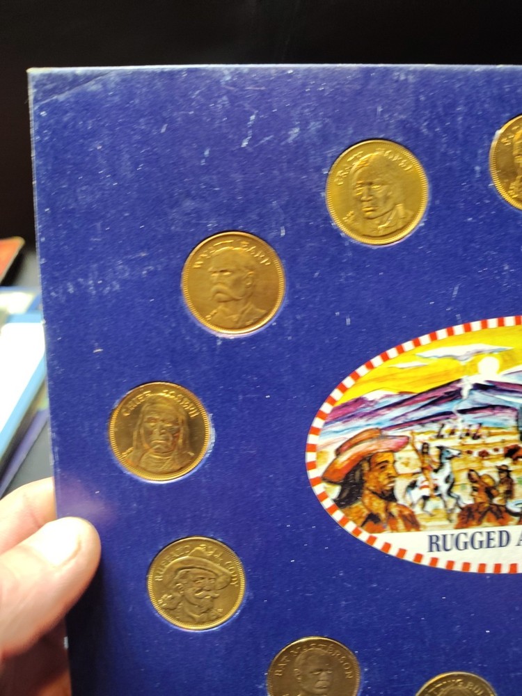 Franklin Mint 1970 Rugged Americans Coin Set Complete