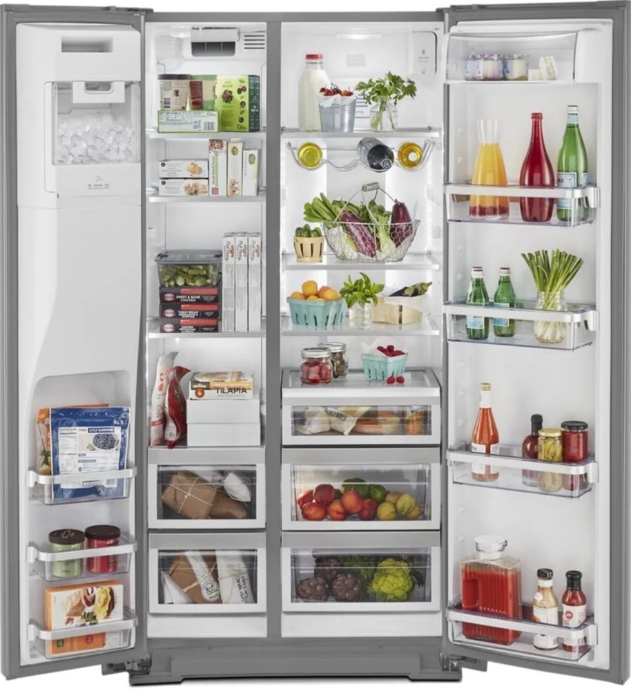 KitchenAid KRSC703HPS 36" Stainless Side By Side Refrigerator
