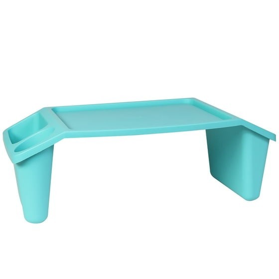 (2 pack) Everything Mary Lap Desk, Teal 17.9" Storage Lap Desk