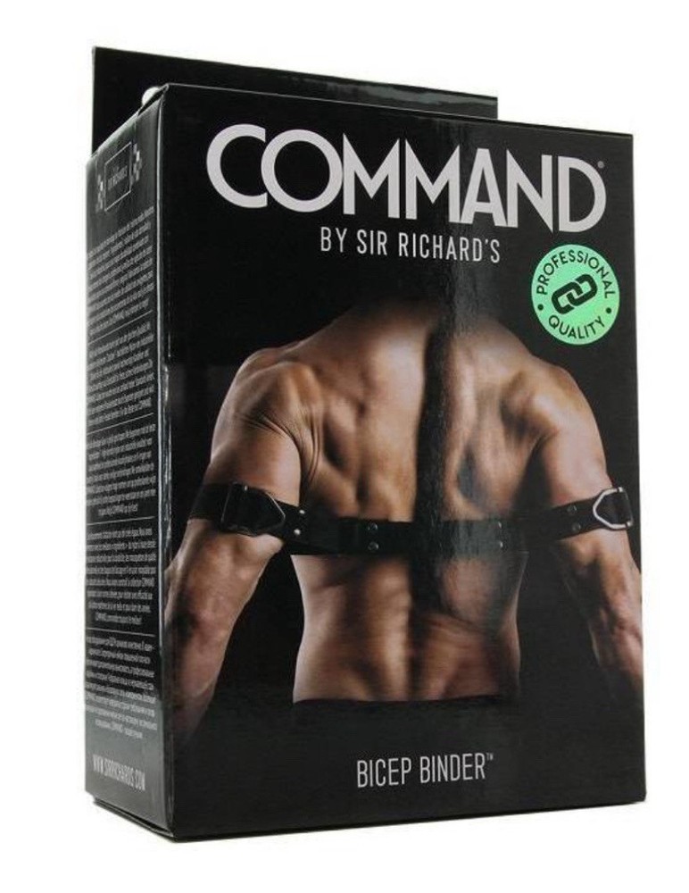 PIPEDREAM-Erotic Bicep Binder COMMAND by Sir Richard's Black