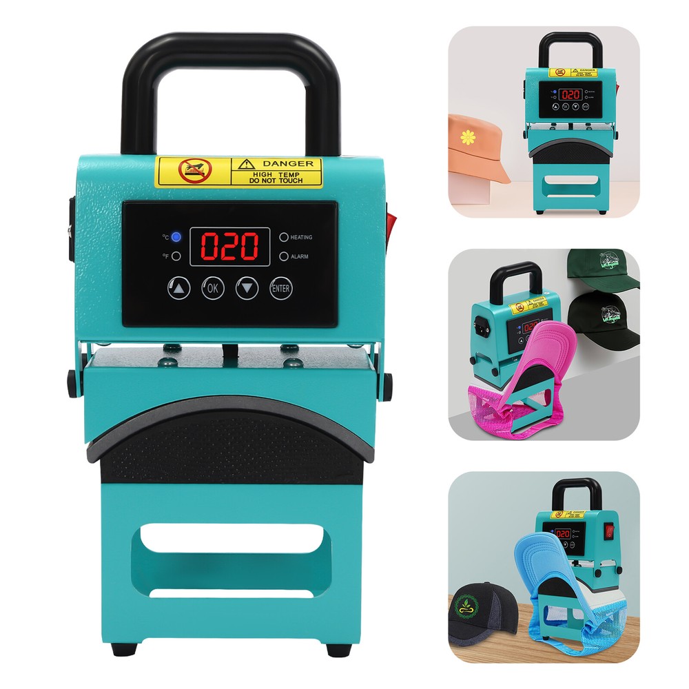 Sublimation Transfer w/Temperature Control Hat Heat Press Cap Heat Press Machine