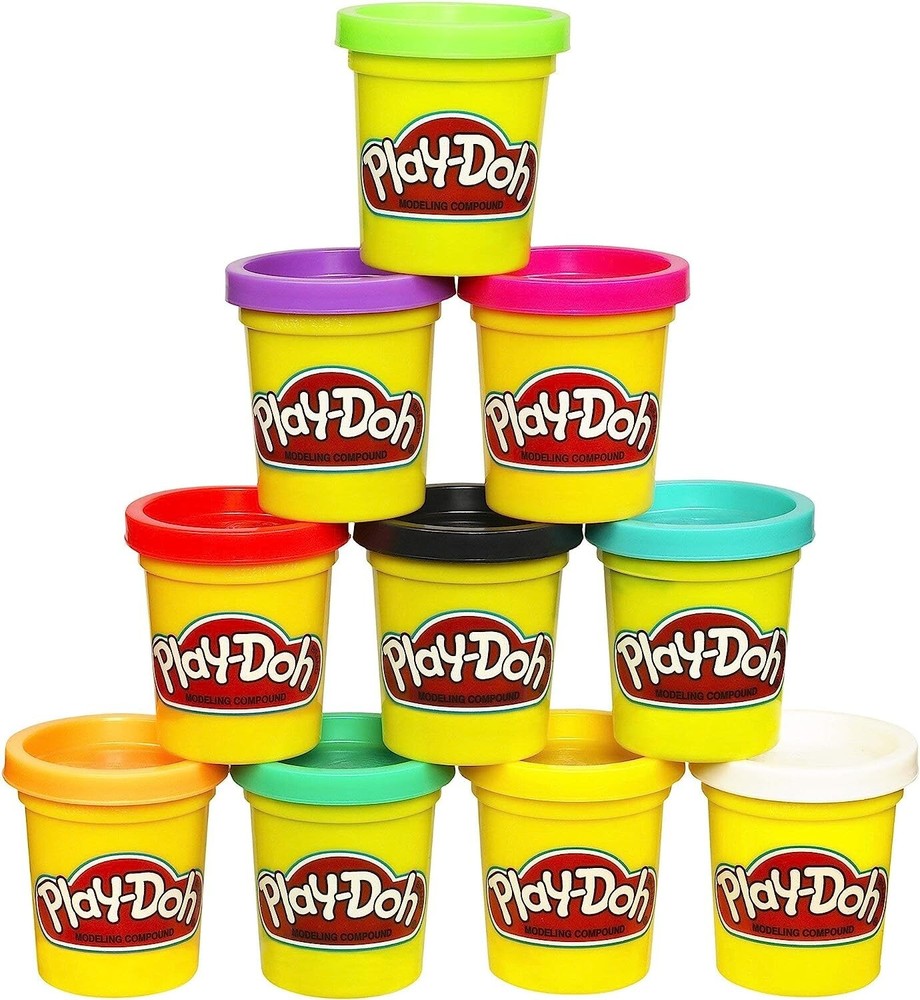 Play-Doh Modeling Compound 10-Pack Case of Colors Non-Toxic Assorted 2 oz. Ca...
