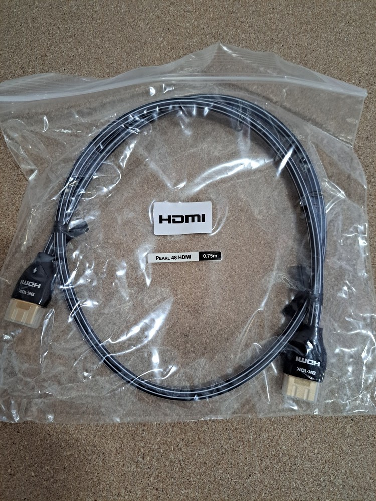 AudioQuest Pearl Toslink Optical Cable 0.75 meter 2'6" NEW