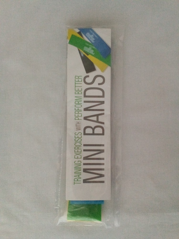 Perform Better Mini Band Resistance Loop Exercise Bands Set of 4-9" x 2"