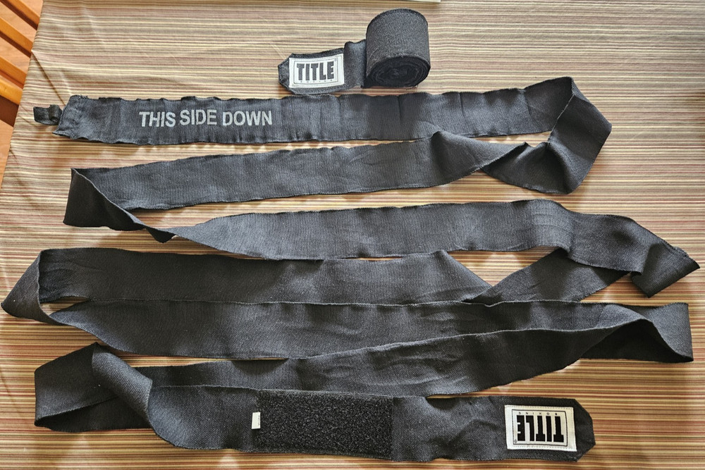 Title Boxing 180" Semi Elastic Mexican Handwraps Used