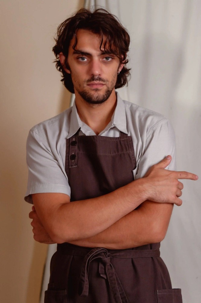 Randall Co Lyon Bib Apron ⏤ Tundora Grey