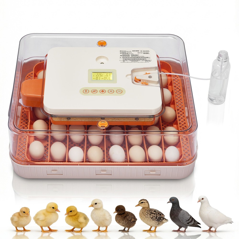 56 Eggs Incubator Automatic Digital Chicken Egg Hatcher Temperature Control