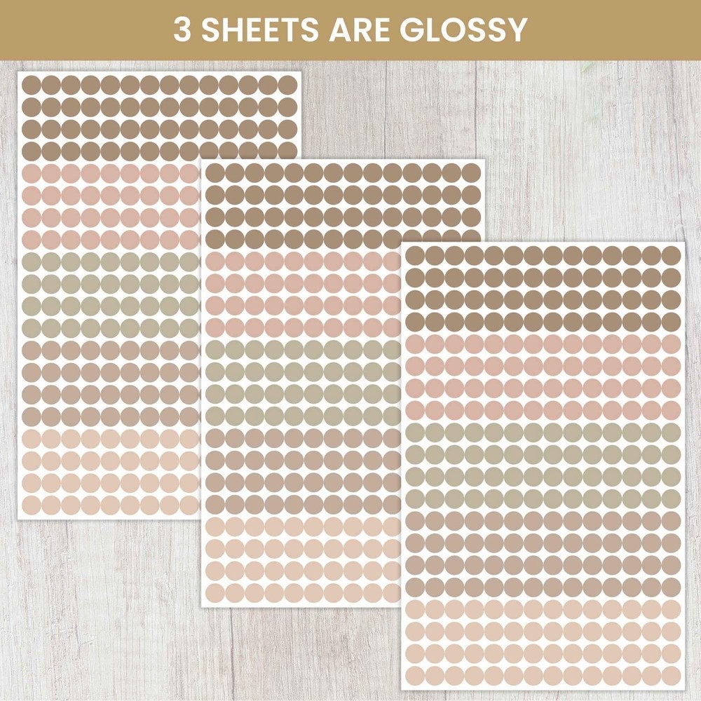 Planner Stickers | Color Coding – Aesthetic Boho