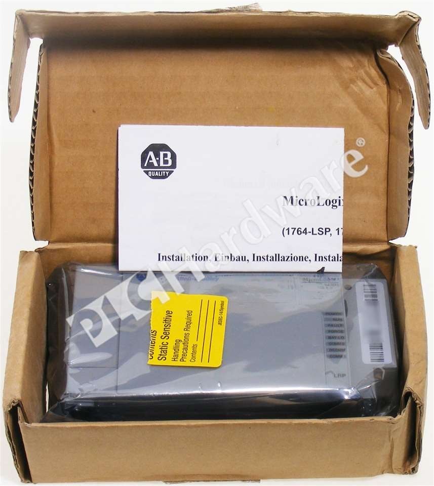 Open Pre-owned Allen Bradley 1764-LRP Ser C MicroLogix 1500 Enhanced Controller