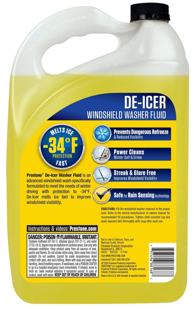 Prestone Windshield / Headlight Washer Fluid | AS253