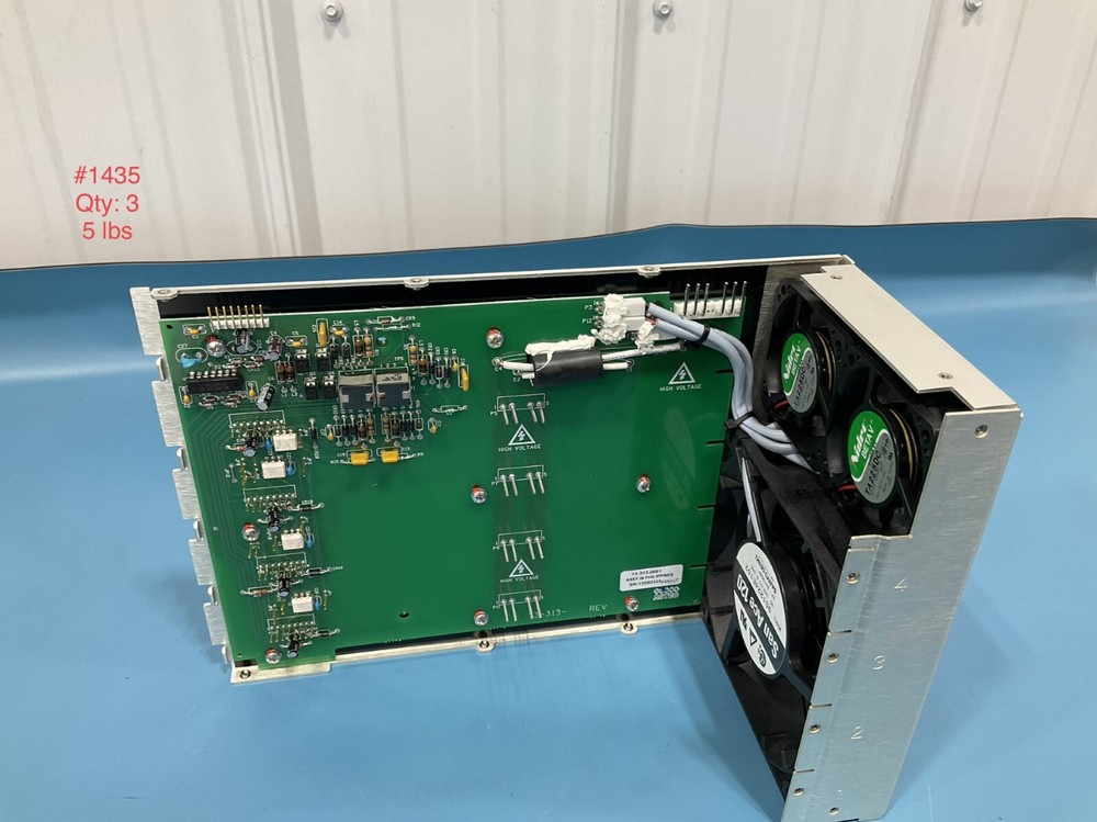 ASTEC 73-313-0001 CONTROL BOARD AND FRAME W/FANS
