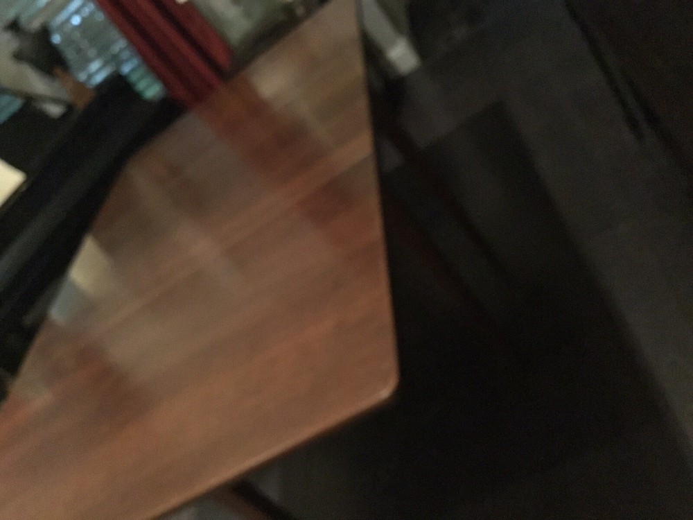 AUTHENTIC MCM KINDEL GRAND RAPIDS WALNUT DINNING FOLD DOWN TABLE / GATE LEGS