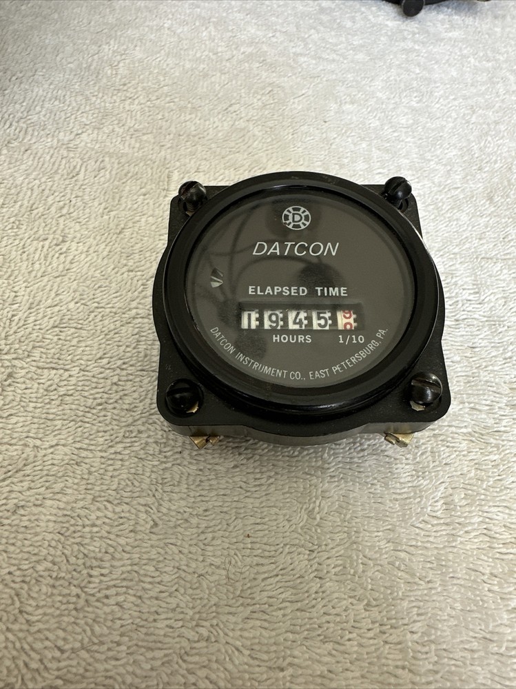 773E Datcon Elapsed Time Hours Indicator  (Volts: 4/40) (SA) Exc Cond