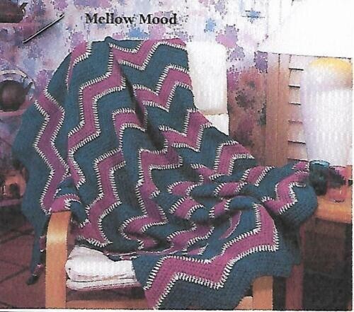 Mellow Mood Afghan crochet pattern instructions