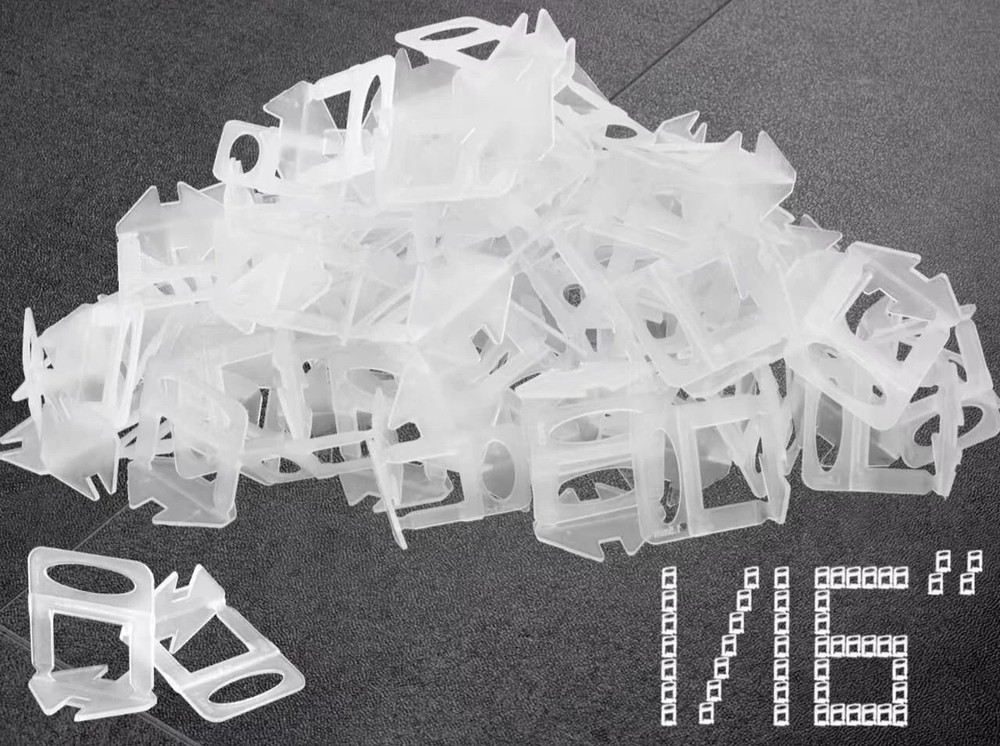 Tile Leveling System - 1/16" Clips, 1900-Pack