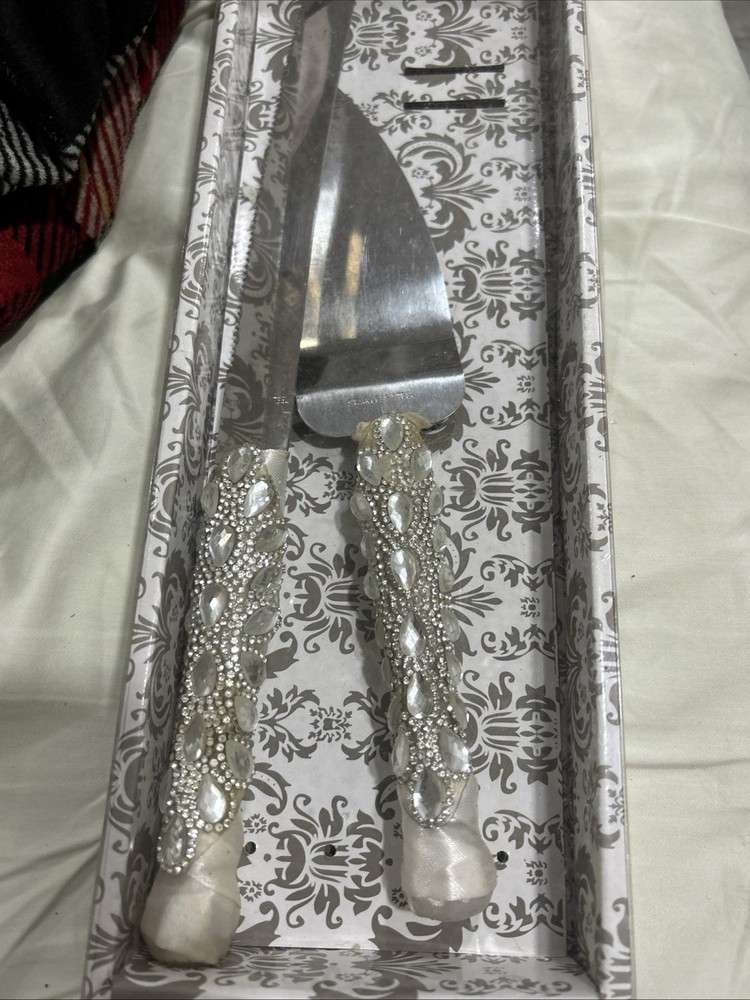 Wedding Cake Serving Set. Stainless Steel