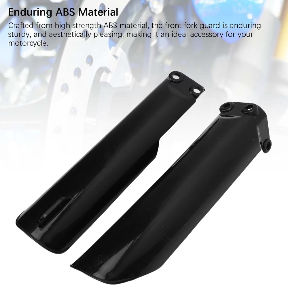 Black Fork Guard Protector Front Fork Guard Covers Shockproof Anti Aging St TWSY