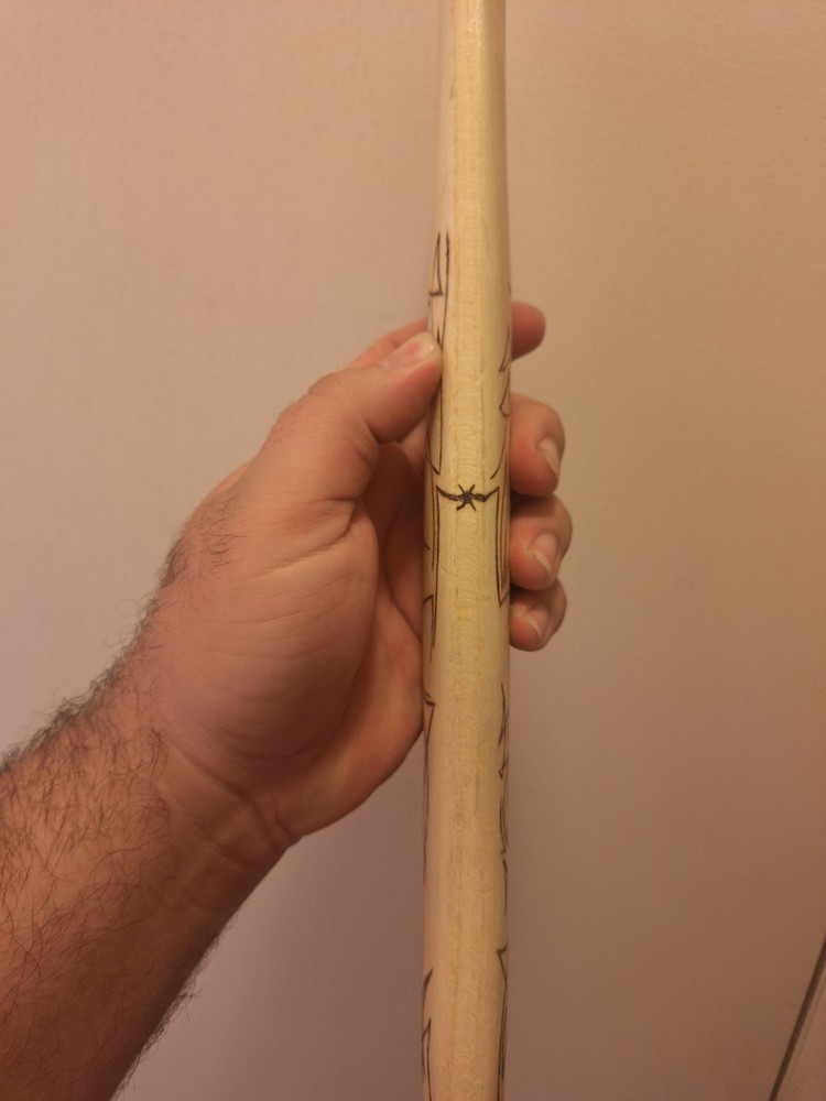 Custom Wood Burned Hatchet HANDLE