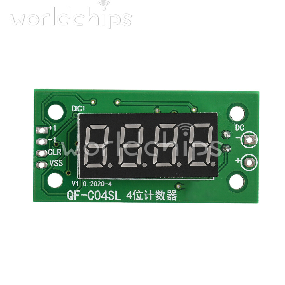 DC4-40V 0-9999 Electronic Digital Counter Module With Power Cut Memory Function