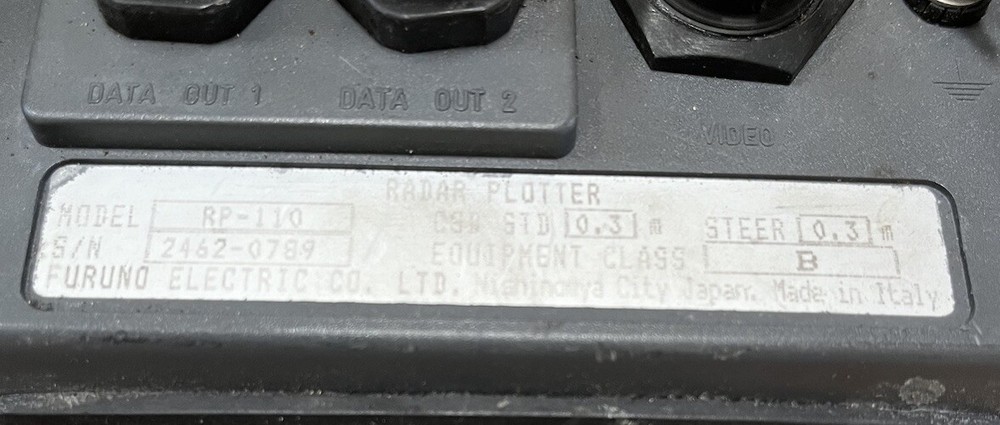 Furuno RP-110 Radar Chart Plotter *Untested*