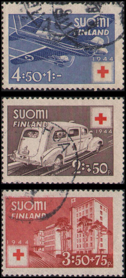 Finland #B61-B63 Used