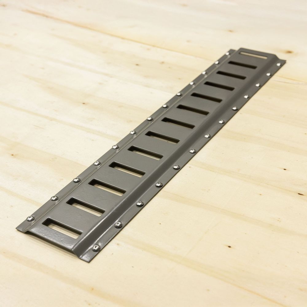 26" Horizontal Steel E/A-Track - Gray