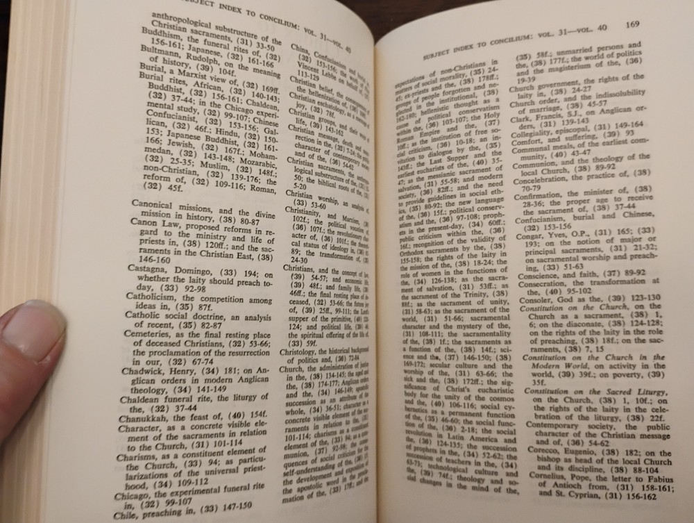 Book Concilium 40 Scripture The Breaking of Bread HC/DJ Library