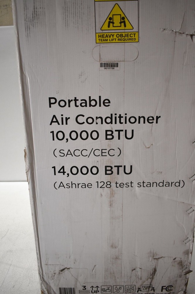 Black+Decker White Portable Air Conditioner With Remote Control 10000 BTU