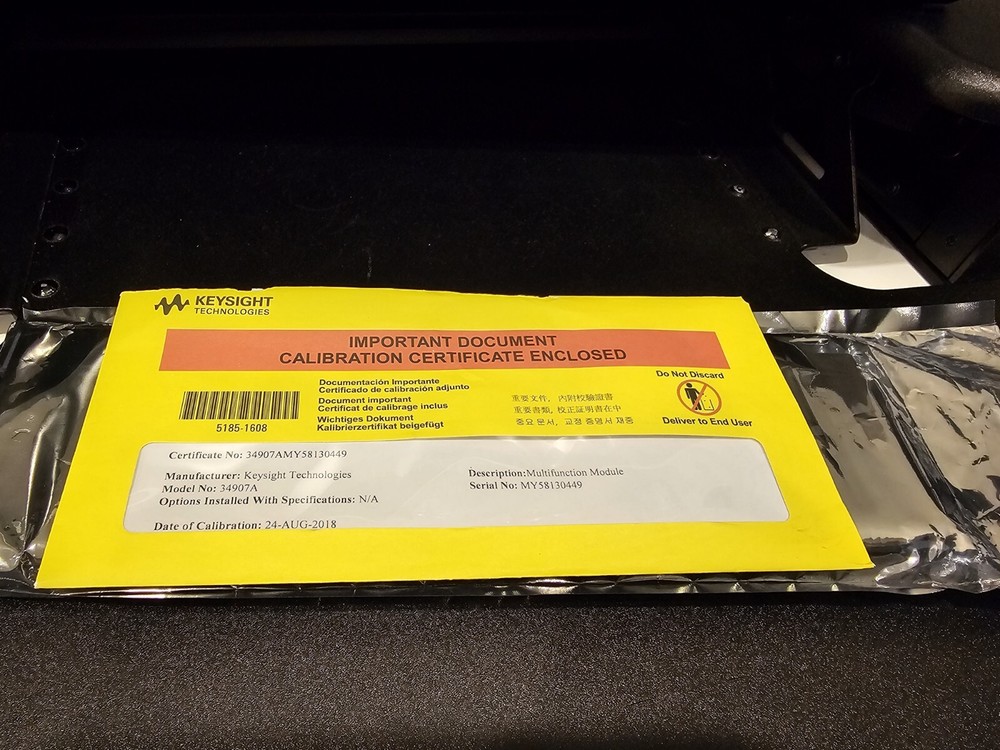 keysight multifunction module 34907 / Daughterboard