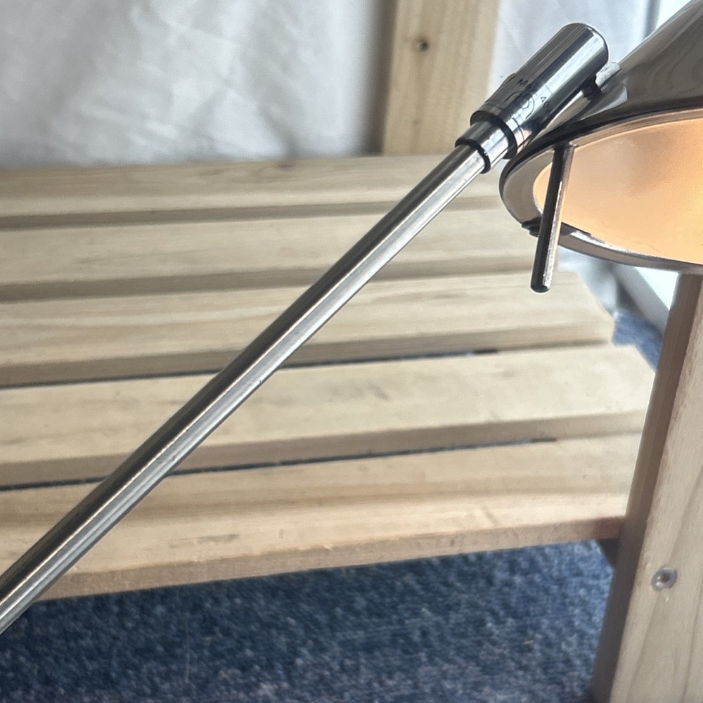 Vintage Argos Brushed Steel Angular Halogen Lamp 3x Pivot Points Work Lamp