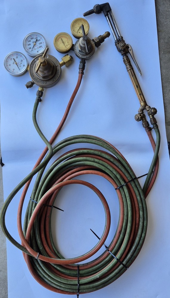 Victor Oxygen Acetylene Gage Set With Hoses