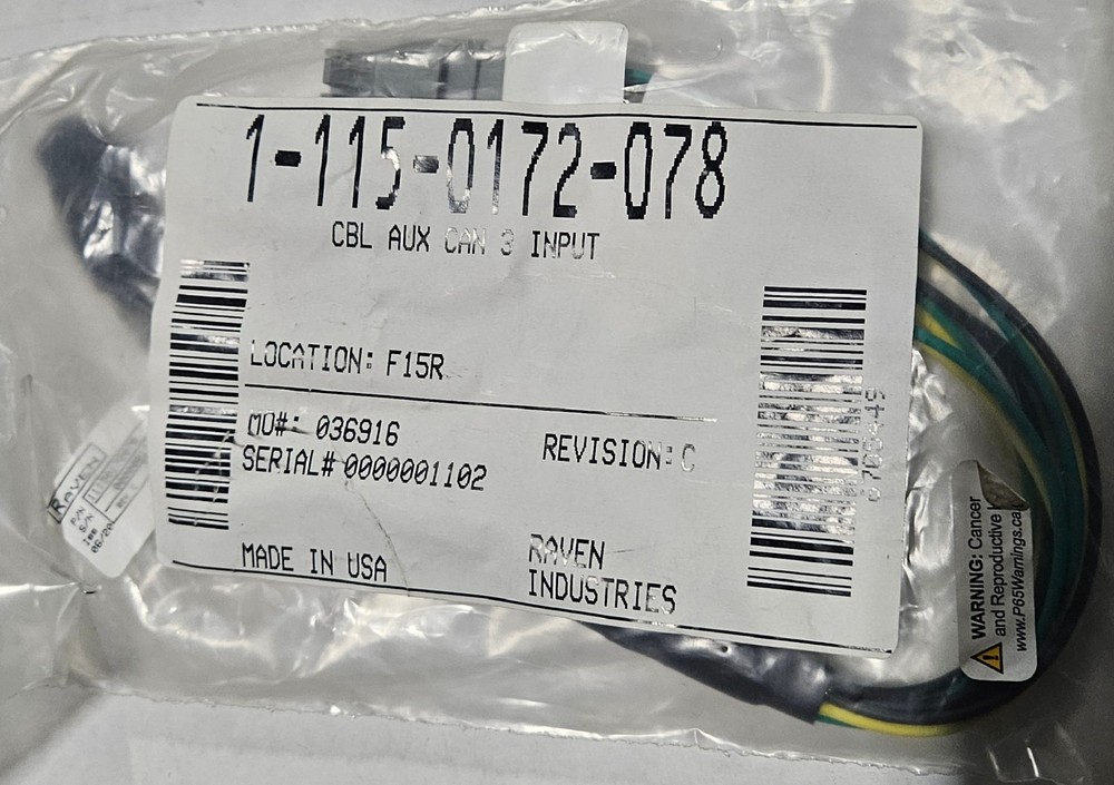 115-0172-078 RAVEN CABLE