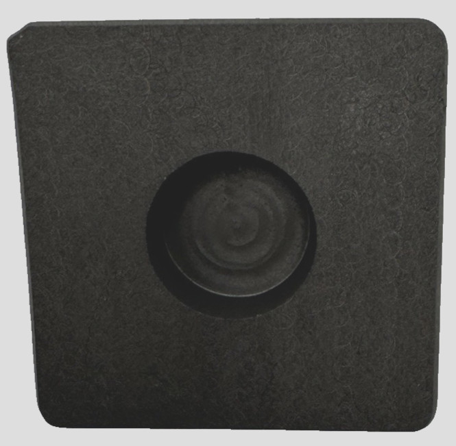 Graphite Ingot Mold for Casting 1/2 oz Gold Round