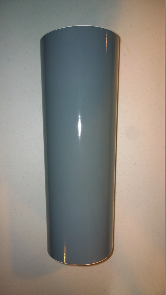Medium Grey Vinyl -12" width roll -Sign Decal Sheet -High Gloss -BY THE FOOT