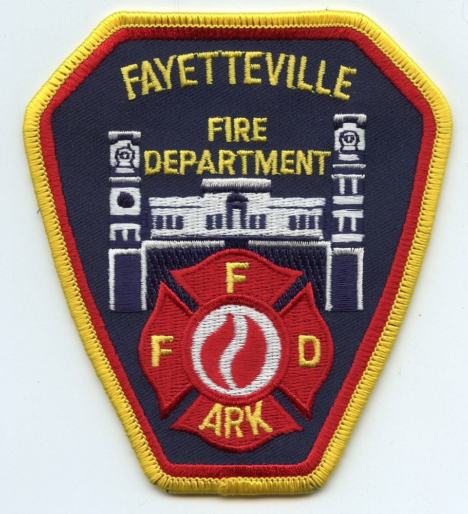 FAYETTEVILLE ARKANSAS FIRE PATCH