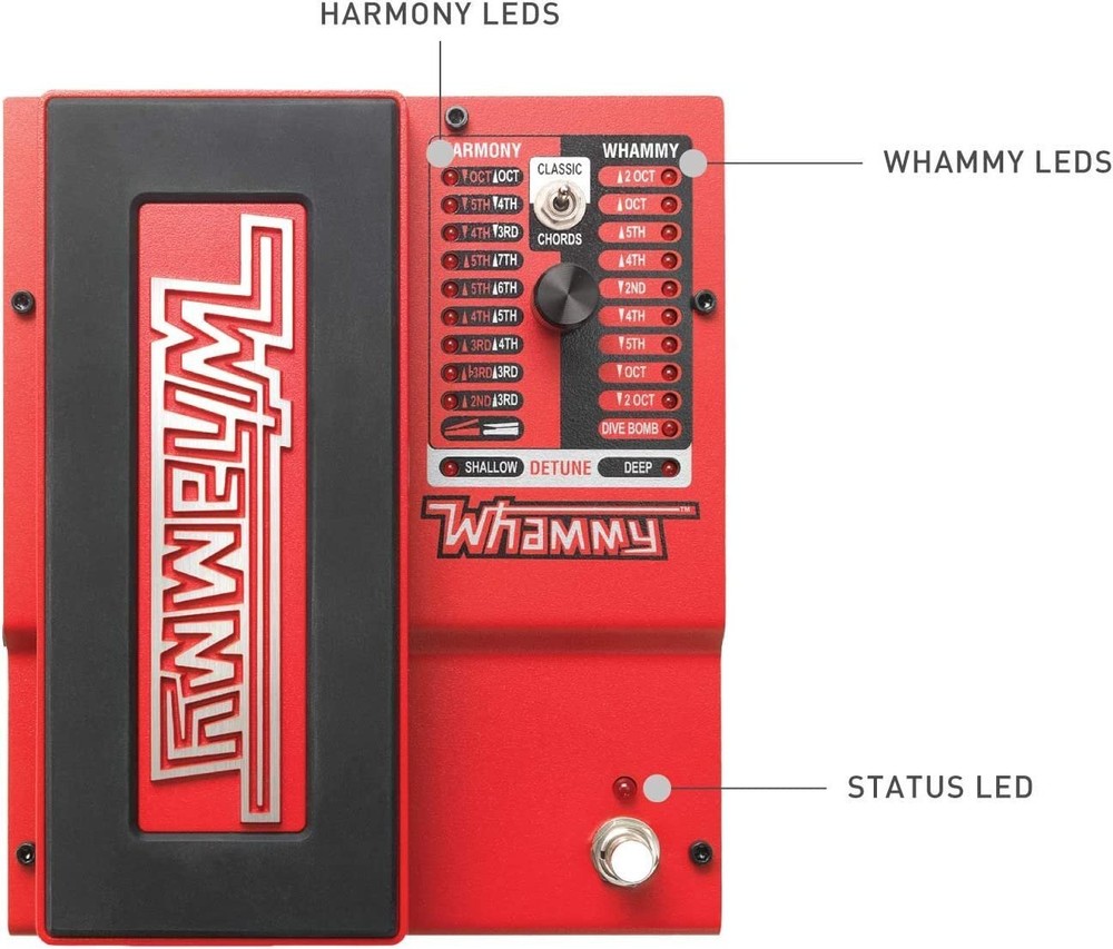 DigiTech Whammy (5th Gen) 2-Mode Pitch-shift Effect with True Bypass