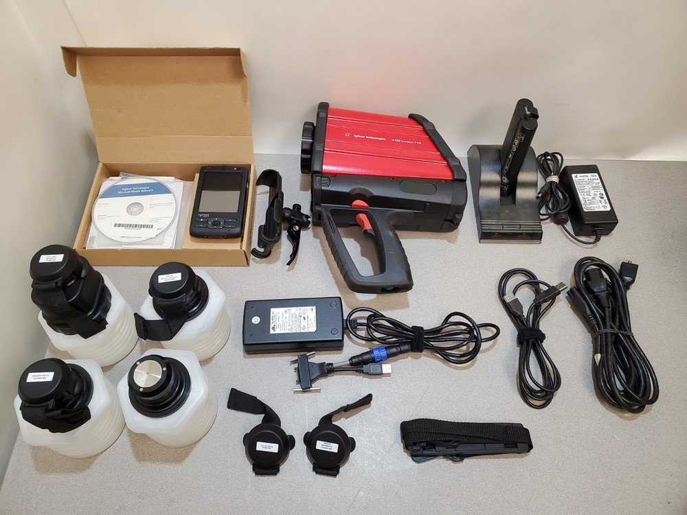 Agilent 4100 ExoScan Handheld Bluetooth FTIR Infrared Spectrometer w/ Libraries!