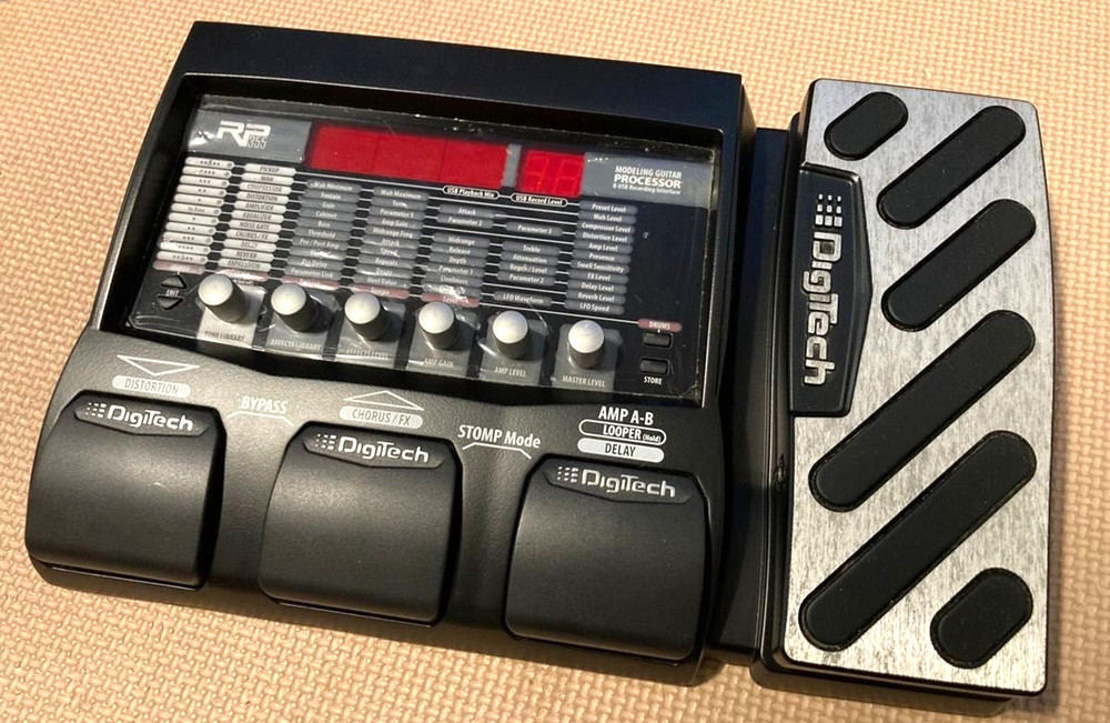 DigiTech RP355 Multi-Effects Guitar Effect Pedal Modeling Processor