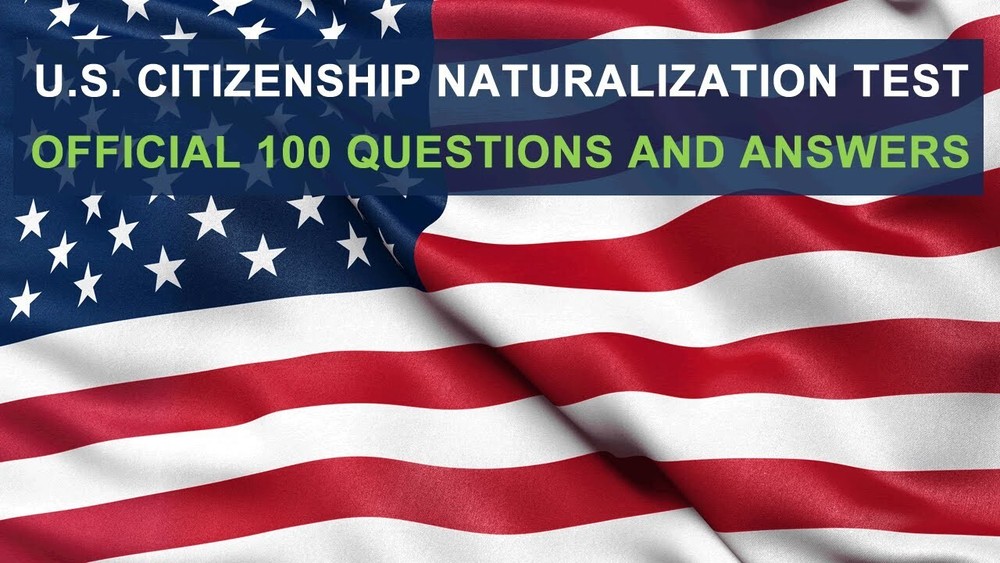 US Citizenship Test Study Guide (Civics Interview, Language) in English on a USB