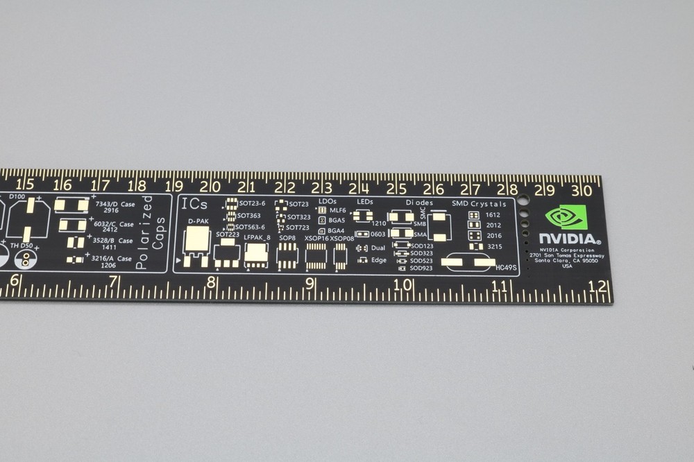 NVIDIA GeForce GTX PCB Engineering Ruler 1st Generation 12"