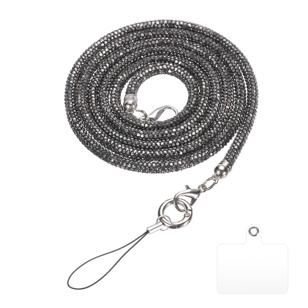 Replacement Purse Straps Crystal Bag Handle Sparkly Replacement Grey