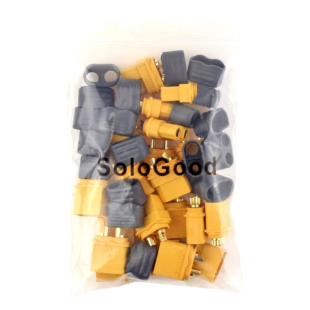 Amass 10 Pair XT60H Bullet Connector Plug