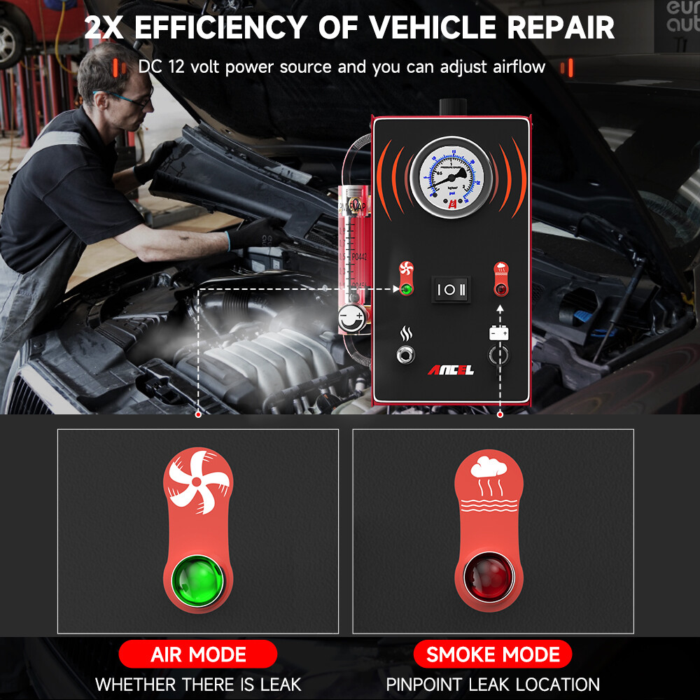 ANCEL S300 LITE Automotive EVAP Smoke Machine Diagnostic Leak Detection Tool
