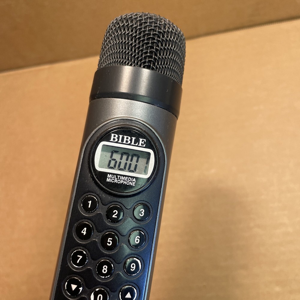 1 (Single) Magic Sing Karaoke BIBLE Microphone LP000012 **Working**