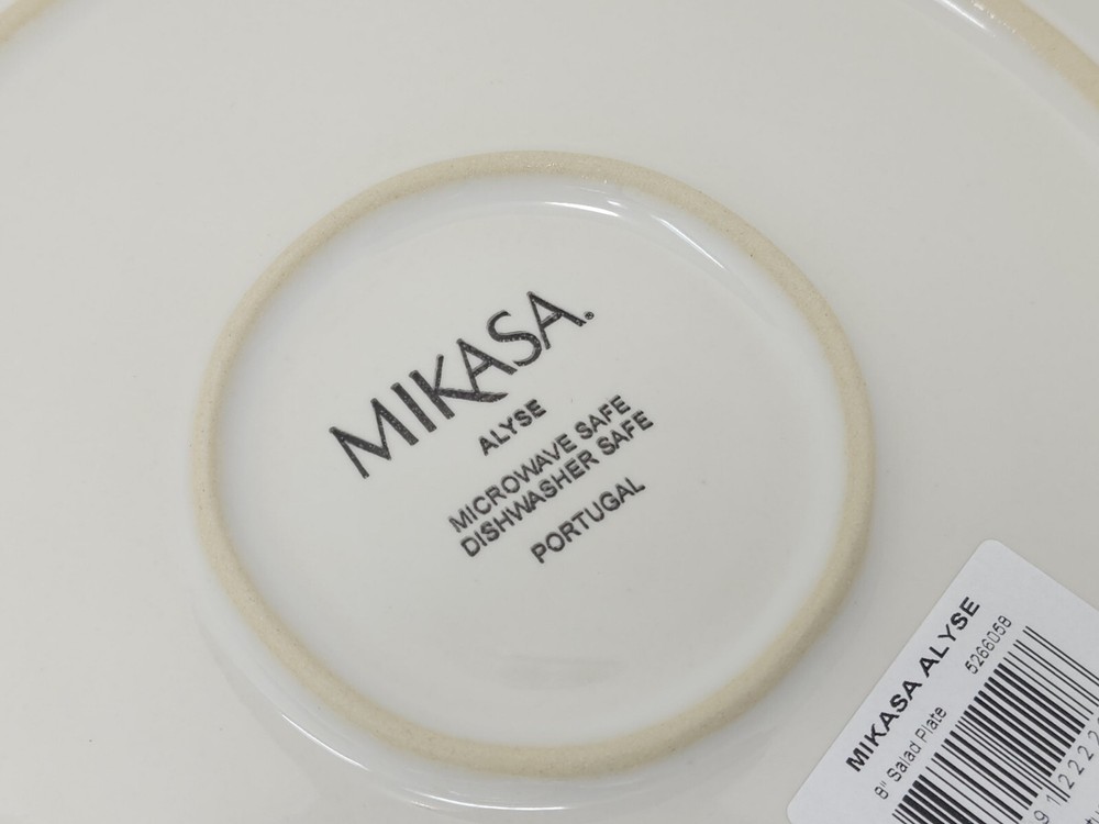 Mikasa Dinnerware Alyse 3-Piece Dinner Set, White