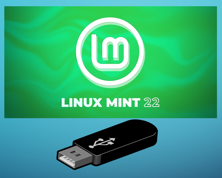 Linux Mint 22 Wilma Cinnamon Linux Bootable Live USB Flash Drive 64Bit Mint Linu
