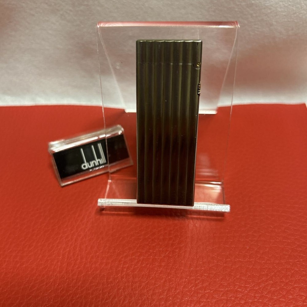 Overhauled Dunhill Rollagas lighter Silver Gold d mark without box
