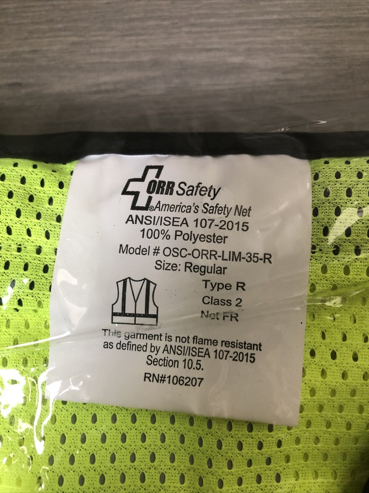 ORR Safety Lime Mesh Adjustable