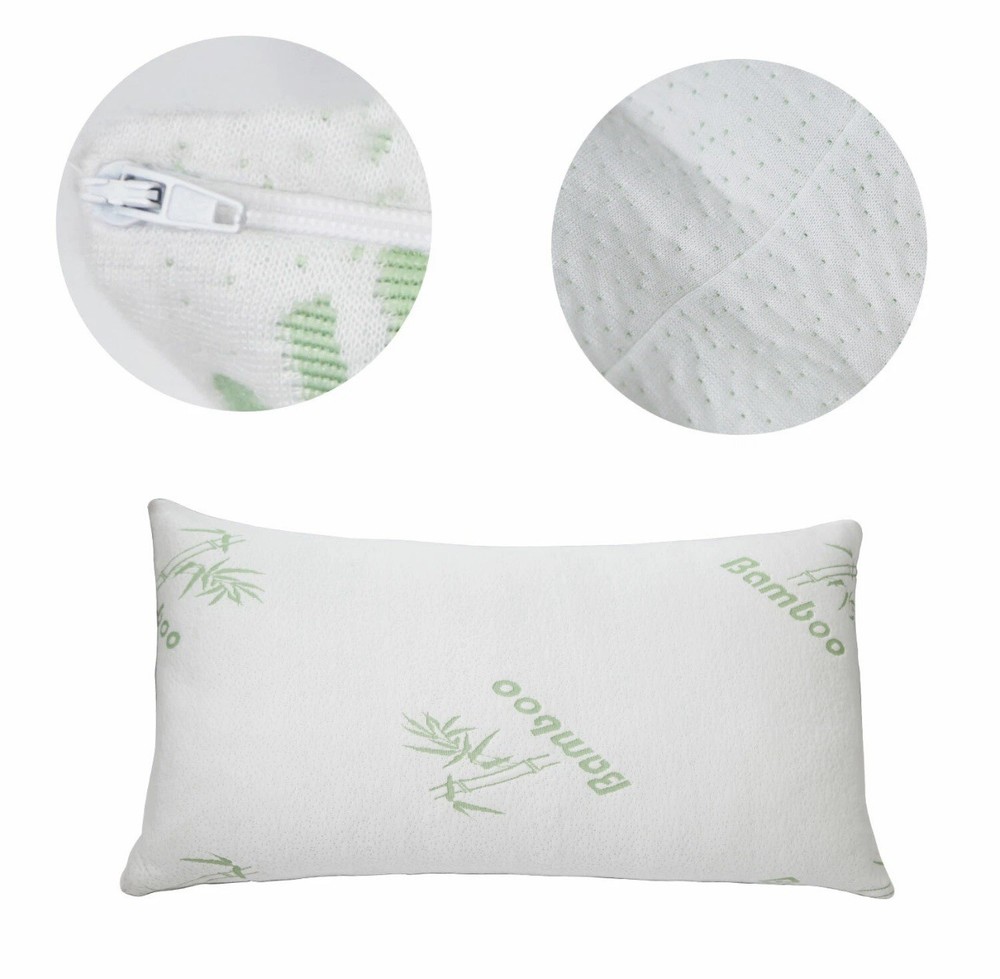 2 PACK - NEW ANTI-MICROBIAL 🦠 Bamboo Pillow Adjustable Shredded Memory Foam